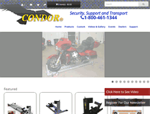 Tablet Screenshot of condor-lift.com